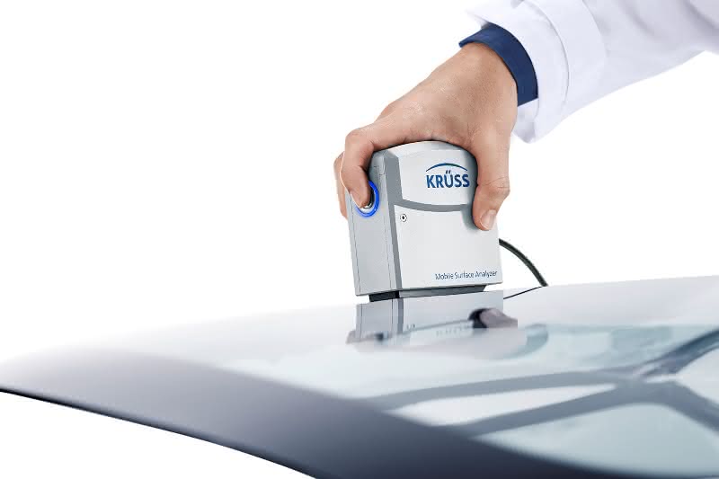 Messung der Oberflächenenergie: Neu entwickelter Mobile Surface Analyzer Messung der Oberflächenenergie: Neu entwickelter Mobile Surface Analyzer