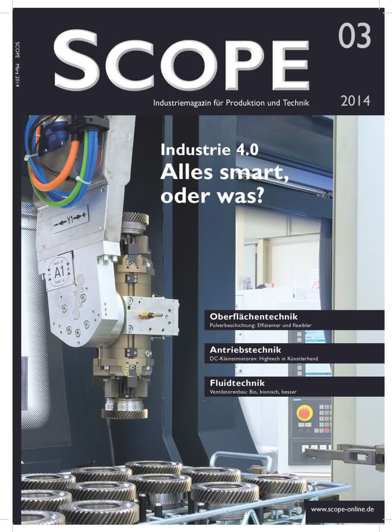 Industrie 4.0 im Fokus: Die neue SCOPE erscheint am Donnerstag Industrie 4.0 im Fokus: Die neue SCOPE erscheint am Donnerstag