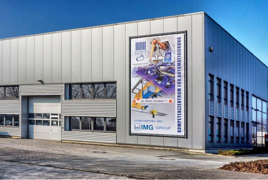 Konecranes fabriziert in Thüringen: Krane in Serie