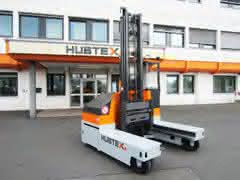 Seitenstapler: Lenkung beachten
