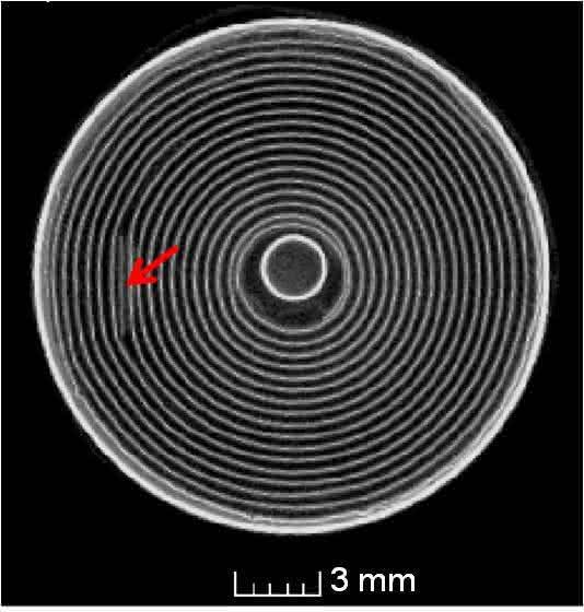 Industrielle Computertomographie: Ausfallanalyse an einem Lithium-Ionen-Akkumulator