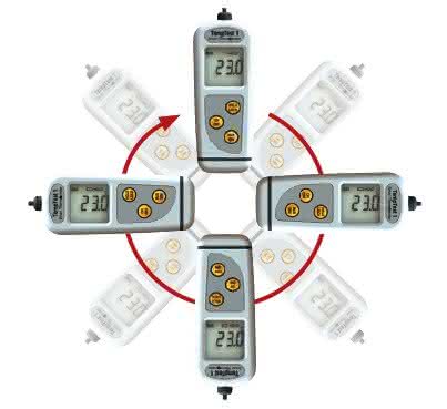 Thermometer: Mit rotierender Anzeige
