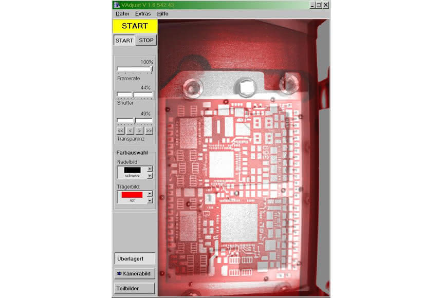 Hilfe bei der Elektronikfertigung: Live-Bild bei der Montage Hilfe bei der Elektronikfertigung: Live-Bild bei der Montage