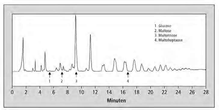 Bestimmung von Zuckeralkoholen und Mehrfachzuckern mit Lichtstreudetektor: Guter Zucker – schlechter Zucker