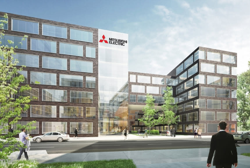 Mitsubishi Electric investiert in Ratingen:: Neubau nach energetischen Maßstäben
