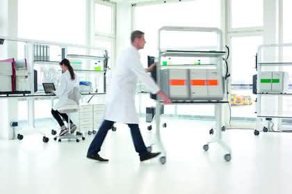 Laboreinrichtungssystem LABterminal: red dot award für flexibles Laboreinrichtungssystem