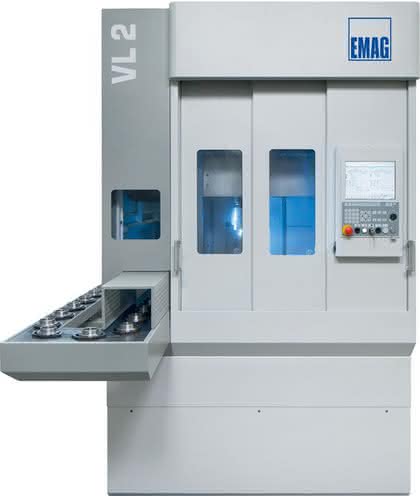 Pick-up-Drehmaschine: Automation inklusive Pick-up-Drehmaschine: Automation inklusive