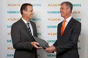 Kooperation vereinbart:: Siemens im Schluss mit Kuka