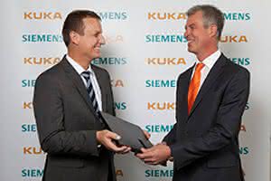 Kooperation vereinbart:: Siemens im Schluss mit Kuka Kooperation vereinbart:: Siemens im Schluss mit Kuka