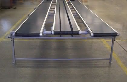 Synchron-Band: Empfindliche Bauteile transportieren