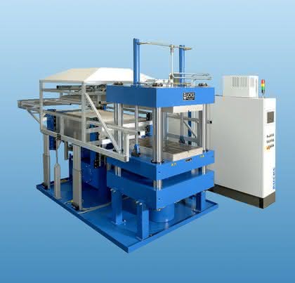 Thermo-Presse: Mit Unterkolben-Säulenpresse