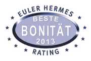 Rating-Siegel: asecos erhält das Siegel "Beste Bonität 2013"