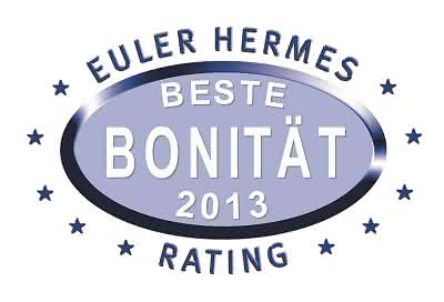 Rating-Siegel: asecos erhält das Siegel "Beste Bonität 2013"