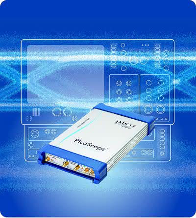Konformitäts-Vorprüfungen: 20-GHz-Sampling-Oszilloskop