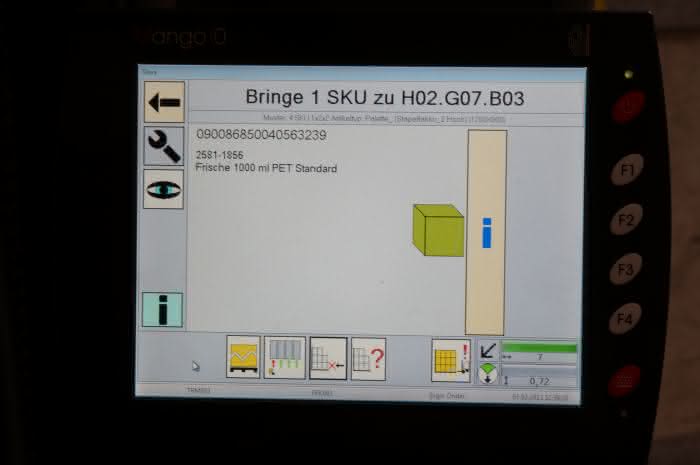 Hallenortungssystem: Staplereinsatz ohne Scanner Hallenortungssystem: Staplereinsatz ohne Scanner