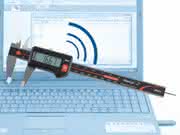 Materialprüfung: Messschieber mit Referenz- und Funksystem Materialprüfung: Messschieber mit Referenz- und Funksystem