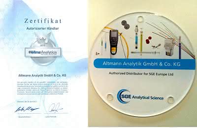 News: Altmann Analytik jetzt offizieller Händler von Hellma®- und SGE-Produkten