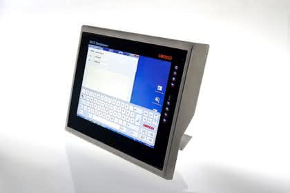 Industrie-Computer: Touch-Panel hinter Panzerglas Industrie-Computer: Touch-Panel hinter Panzerglas