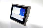 Industrie-Computer: Touch-Panel hinter Panzerglas