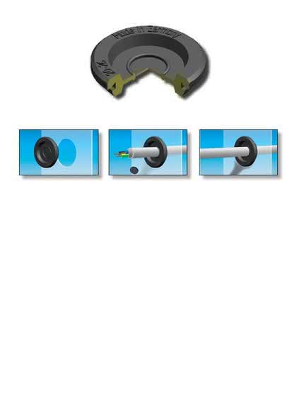 Gummidurchführungen: Mit Joystick-Effekt