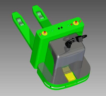 FTS: Handhubwagen als FTS