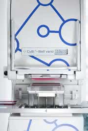 Liquid Handling Plattform CyBi-Well vario: Ultra-High-Throughput-Screening