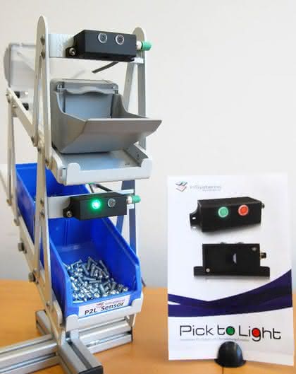 Pick-to-Light Sensor für Montagesysteme: Montage mit Licht