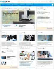 News: NanoFocus AG stellt neuen Internetauftritt vor