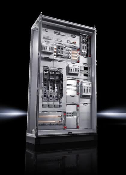 Installationsverteiler: Rahmen herausnehmbar Installationsverteiler: Rahmen herausnehmbar