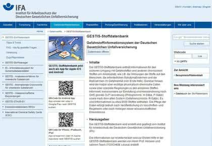 Die Internet-Adresse des Monats (Dezember): Nützliche Internetseiten zum Thema Arbeitssicherheit