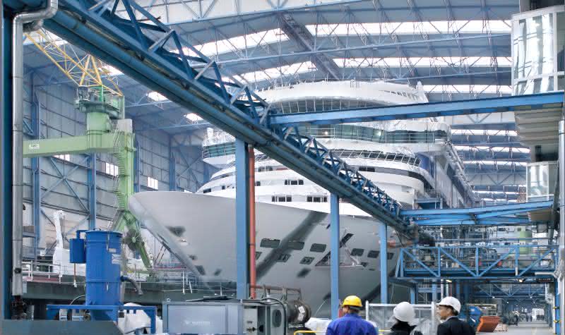 Schlanke Versorgungsprozesse im Schiffbau auf der Meyer Werft: Routenzüge auf Kreuzfahrt