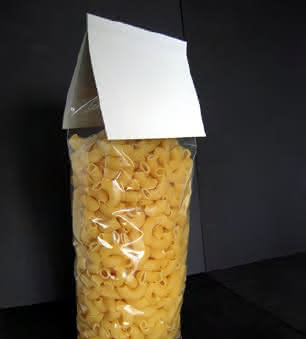 Verpackungsmaschine SBS 250: Tüte unterm Dach