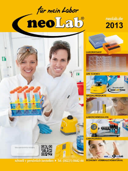 News: "Laborbedarf kompakt" im neuen neoLab-Katalog 2013
