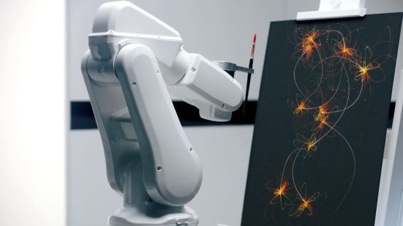 Wirtschaft + Unternehmen: Ist das schon Kunst? Ein Roboter greift zum Pinsel
