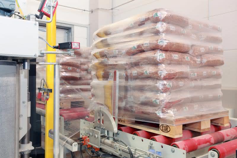 Fördertechnik: Bunte Kieselsteine - palettenweise