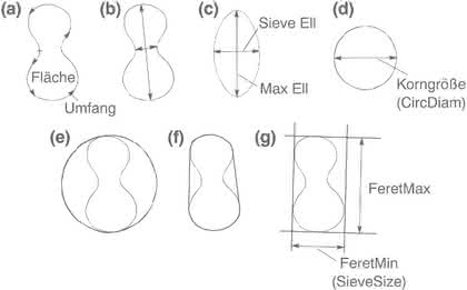 Messung mit dem Bildverarbeitungssystem PowderShape: Partikelgrößenbestimmung