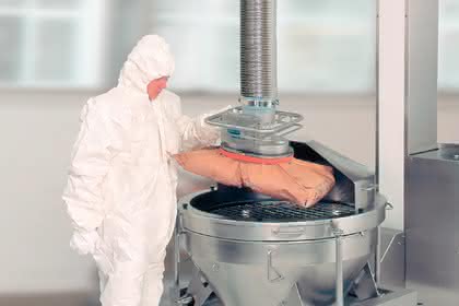 Vakuum-Schlauchheber für den Ex-Schutz-Bereich: Ex-Schutz-Vakuum-Schlauchheber: Säcke heben ohne Zündung Vakuum-Schlauchheber für den Ex-Schutz-Bereich: Ex-Schutz-Vakuum-Schlauchheber: Säcke heben ohne Zündung