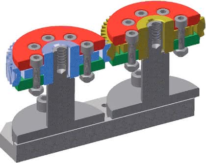 Antriebstechnik: Einstellung des Zahnspiels: Dehnbare Zahnräder Antriebstechnik: Einstellung des Zahnspiels: Dehnbare Zahnräder