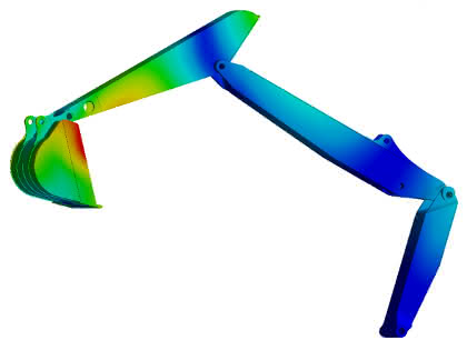 Wirtschaft + Unternehmen: FEM: Komatsu Hanomag erbringt Belastungsnachweise mit Ansys-Software