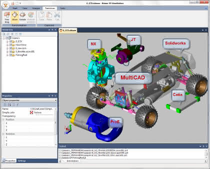 Wirtschaft + Unternehmen: Digital Mock-Up: Kisters setzt auf Technologie von Tech Soft 3D Wirtschaft + Unternehmen: Digital Mock-Up: Kisters setzt auf Technologie von Tech Soft 3D