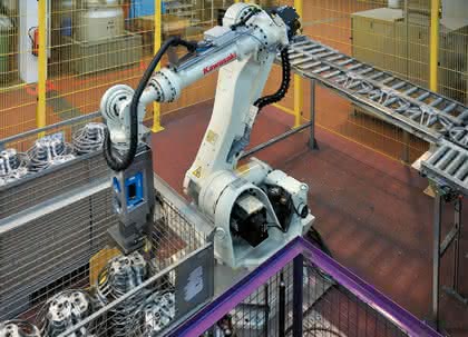 3D-Greifsystem: 3D-Sensor Parallelgreifer: Gelenkter Griff zum Steuer