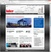 News: Huber mit neuer Website