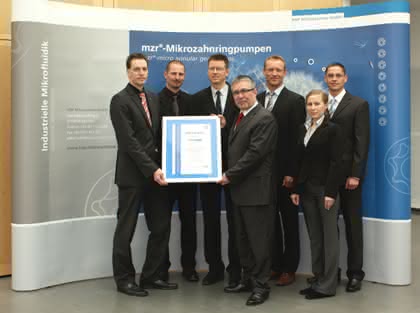 News: Mikropumpenhersteller HNP Mikrosysteme nach DIN EN ISO 9001:2008 zertifiziert