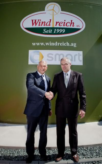 Wirtschaft + Unternehmen: Windreich baut Windkraftanlage für Daimler Wirtschaft + Unternehmen: Windreich baut Windkraftanlage für Daimler