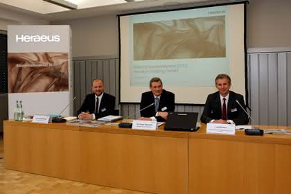 News: Heraeus setzt Rekordkurs in 2011 fort