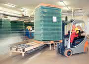 Fördertechnik: Enormer Umschlag im Glaslager