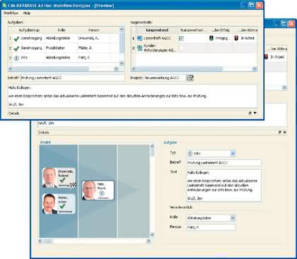 Wirtschaft + Unternehmen: Prozessunterstützung  durch ad-hoc-Workflows