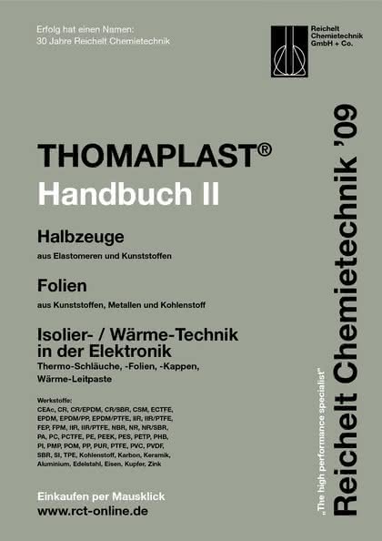 Handbuch THOMAPLAST-II: Halbzeuge aus Elastomeren und Kunststoffen