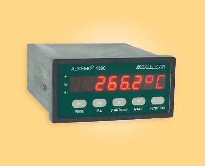 Anzeigengerät mit Datenlogger ALMEMO 4390: Anzeige und Datenlogger  mit Steuerfunktion