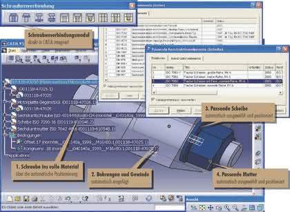 Wirtschaft + Unternehmen: iMechX: Wissensbasierende 
  Konstruktionskataloge      für CATIA V5